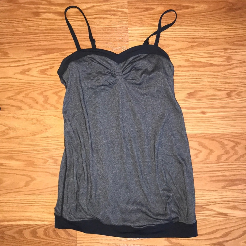 Lululemon tank top 4 black & grey loose